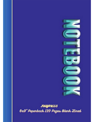 FOOZPRESS Notebook 6x9 Paperback 120 pages