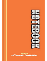 FOOZPRESS Notebook 6x9 Paperback 120 pages