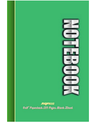 FOOZPRESS Notebook 6x9 Paperback 120 pages