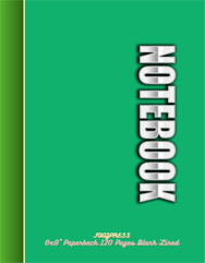 notebook 6x9 160 pages
